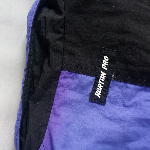 Vintage 90s Hip Hop Style Windbreaker With Husky Head  UNISEX - Picture 7 of 8